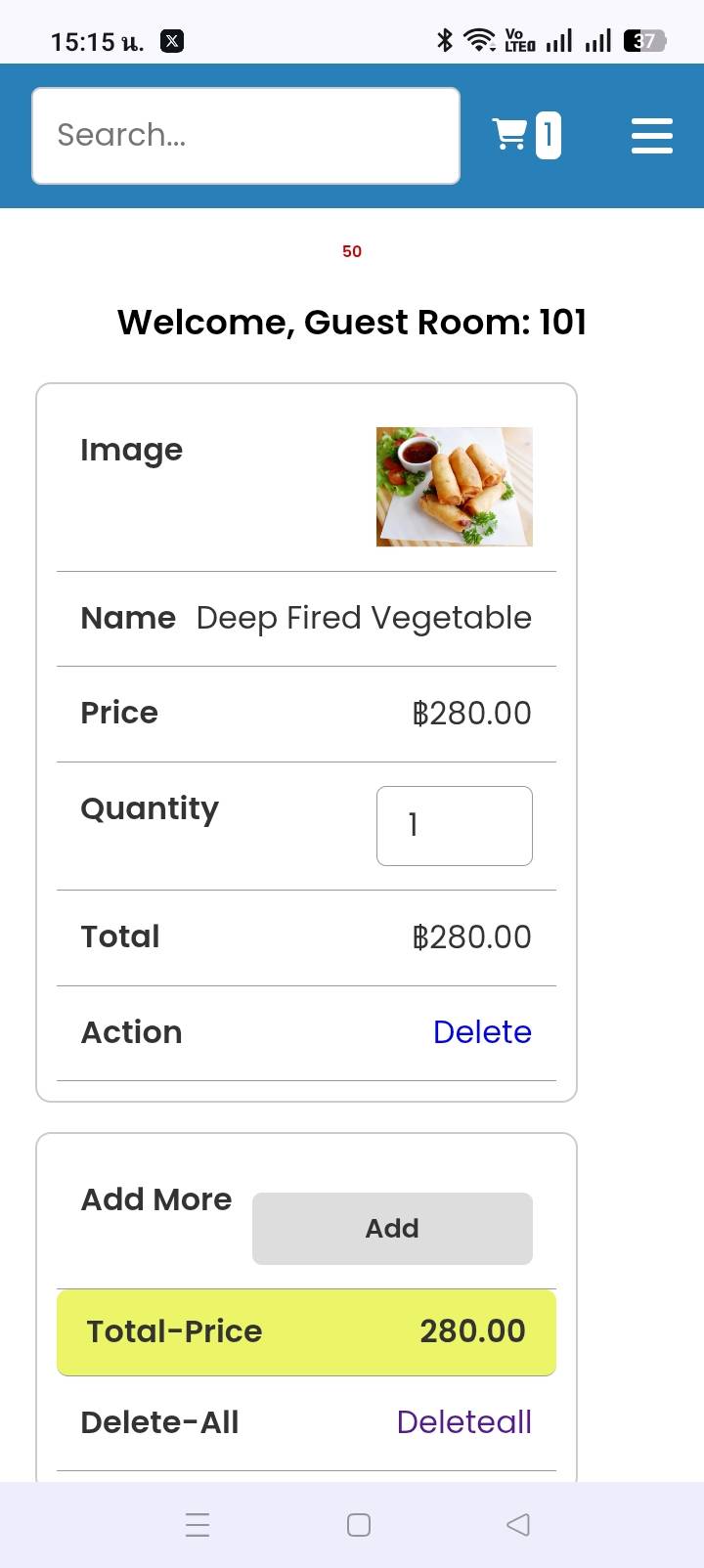 Cart Summary